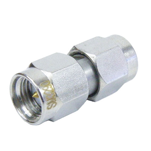 SMA Male (plug) to 2.92mm Male (plug) Adapter, Passivated Stainless Steel Body, 1.2 VSWR Fairview Microwave SM3290