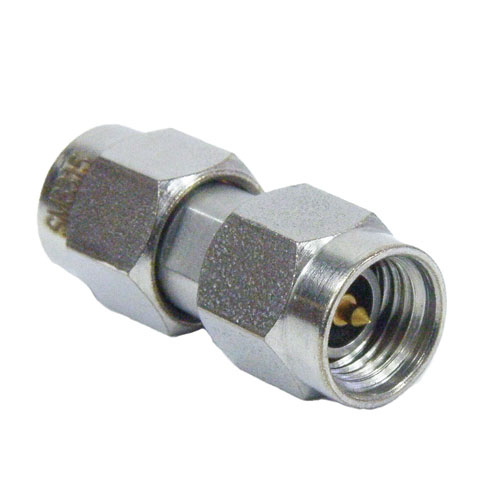 3.5mm Male (Plug) to 3.5mm Male (Plug) Adapter, Passivated Stainless Steel Body, 1.25 VSWR Fairview Microwave SM3315