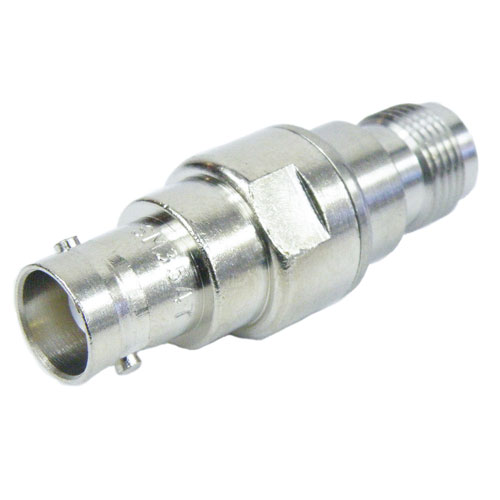 TNC Female (Jack) to BNC Female (Jack) Adapter, Passivated Stainless Steel Body, High Temp, 1.25 VSWR Fairview Microwave SM3547