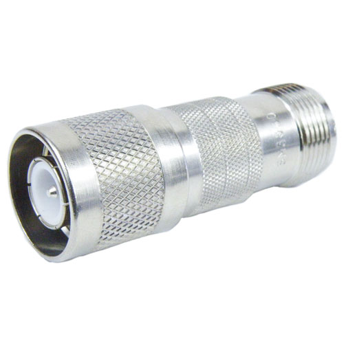 SC Male (Plug) to SC Female (Jack) Adapter, Nickel Plated Brass Body, High Temp, 1.25 VSWR Fairview Microwave SM3830