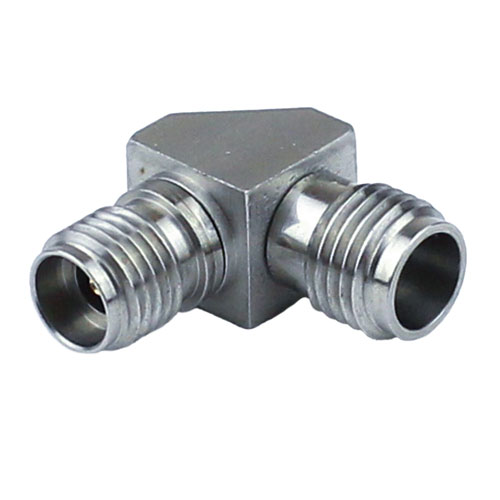 RA 1.85mm Female (Jack) to 2.92mm Female (Jack) Adapter, Passivated Stainless Steel Body, 1.3 VSWR Fairview Microwave SM3846