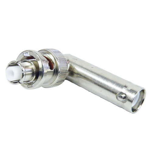 RA SHV Male (Plug) to SHV Female (Jack) Adapter, Nickel Plated Brass Body, High Temp, 1.2 VSWR Fairview Microwave SM3855