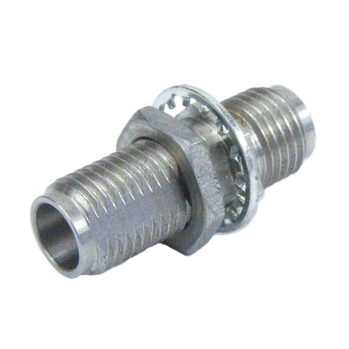 1.85mm Female (Jack) to 1.85mm Female (Jack) Bulkhead Adapter, 1.33 VSWR Fairview Microwave SM3927