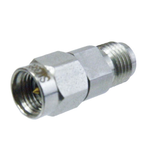 2.92mm Male (Plug) to 1.85mm Female (Jack) Adapter, Passivated Stainless Steel Body, 1.3 VSWR Fairview Microwave SM3965