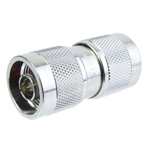 N Male (Plug) to N Male (Plug) Adapter, Nickel Plated Brass Body, 1.5 VSWR Fairview Microwave SM4013