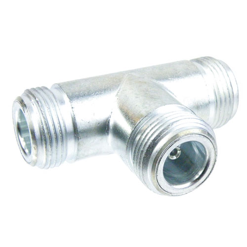 N T Adapter Female (Jack) Female (Jack) Female (Jack), Silver Plated Nickel Body, High Temp Fairview Microwave SM4576