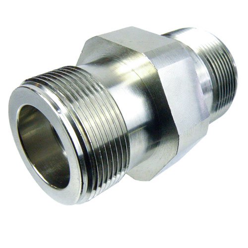 LC Female (Jack) to LC Female (Jack) Adapter, Nickel Plated Brass Body, 1.2 VSWR Fairview Microwave SM4591