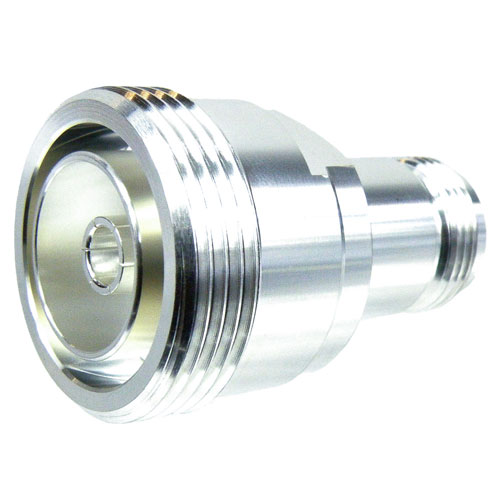 Low PIM N Female (Jack) to 7/16 DIN Female (Jack) Adapter, Silver Plated Brass Body, 1.15 VSWR Fairview Microwave SM4673