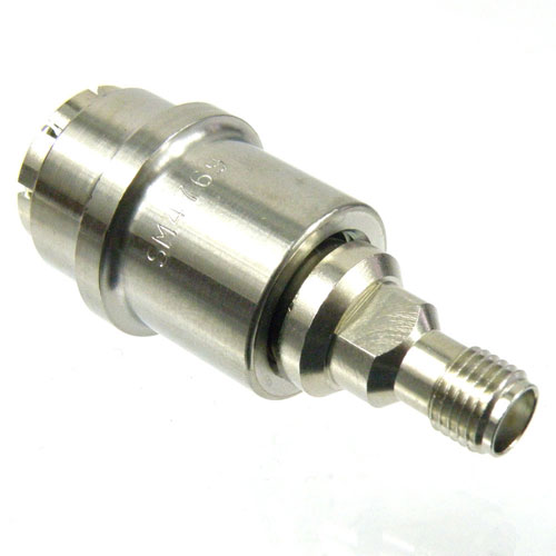 SMA Female (Jack) to TNC Male (Plug) QD Adapter, High Temp, 1.25 VSWR Fairview Microwave SM4769