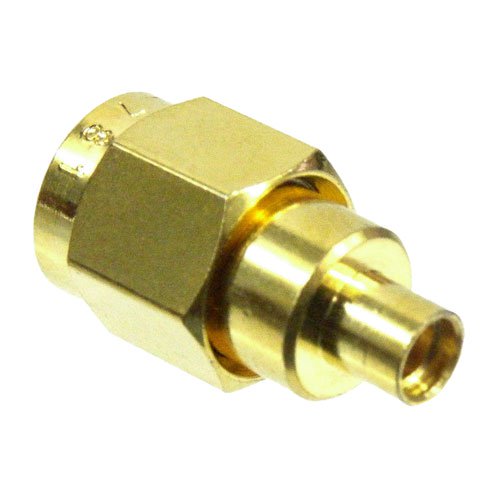 MMCX Jack to SMA Male (Plug) Adapter, High Temp, 1.25 VSWR Fairview Microwave SM4781