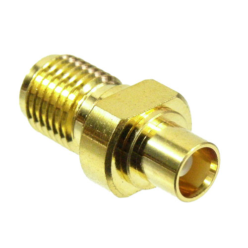 MCX Female (Jack) to SMA Female (Jack) Adapter, 1.2 VSWR Fairview Microwave SM4787