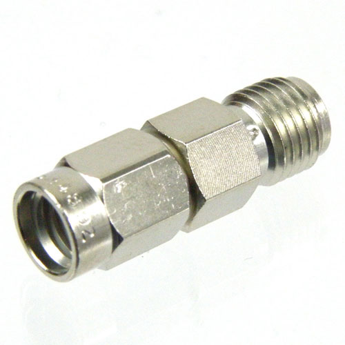 SMA Female (Jack) to SSMA Male (Plug) Adapter, Nickel Plated Brass Body, High Temp Fairview Microwave SM4892