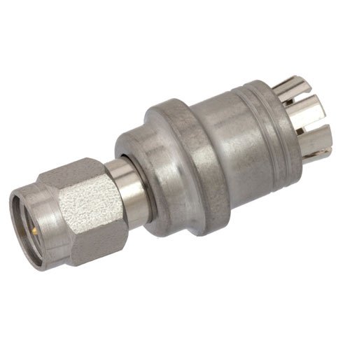 QD RP SMA Male (Plug) to SMA Male (Plug) Adapter, Nickel Plated Beryllium Copper Body, High Temp, 1.3 VSWR Fairview Microwave SM4987