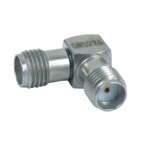 RA SMA Female (Jack) to SMA Female (Jack) Adapter, Passivated Stainless Steel Body, 1.25 VSWR Fairview Microwave SM5276