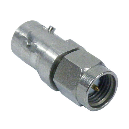 SMA Male (Plug) to ZMA Jack Adapter, Passivated Stainless Steel Body, 1.3 VSWR Fairview Microwave SM5510