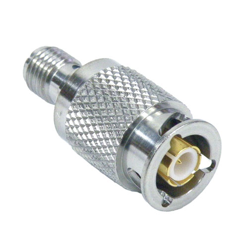 SMA Female (Jack) to ZMA Plug (Male) Adapter, Passivated Stainless Steel Body, Fairview Microwave SM5522