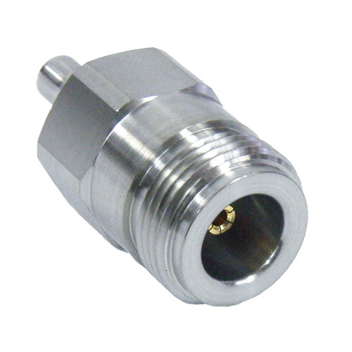 N Female (Jack) to QMA Female (Jack) Adapter, 1.25 VSWR Fairview Microwave SM5570