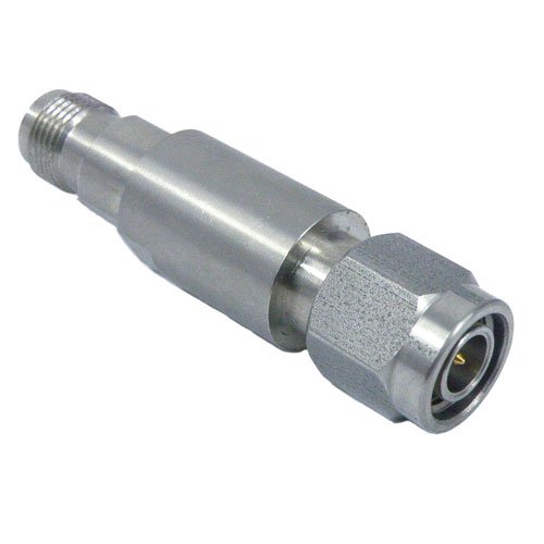 TNC Male (Plug) to TNC Female (Jack) Adapter, Passivated Stainless Steel Body, 1.2 VSWR Fairview Microwave SM5707