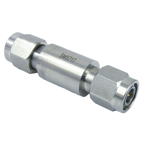 TNC Male (Plug) to TNC Male (Plug) Adapter, Passivated Stainless Steel Body, 1.25 VSWR Fairview Microwave SM5717