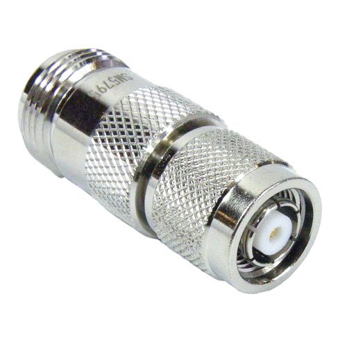 N Female (Jack) to RP TNC Male (Plug) Adapter, 1.3 VSWR Fairview Microwave SM5795