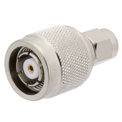 SMA Male (plug) to RP TNC Male (plug) Adapter, Nickel Plated Brass Body, High Temp, 1.2 VSWR Fairview Microwave SM5800