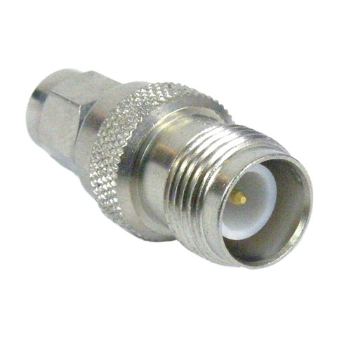 RP SMA Male (Plug) to RP TNC Female (Jack) Adapter, Nickel Plated Brass Body, 1.25 VSWR Fairview Microwave SM5809