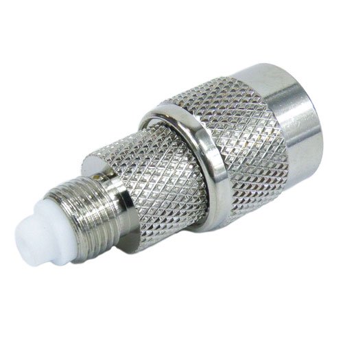 TNC Male (Plug) to FME Female (Jack) Adapter, Nickel Plated Brass Body Fairview Microwave SM6155