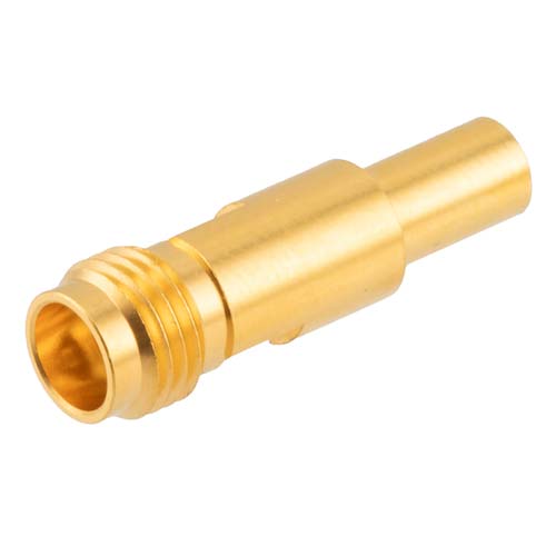 2.4mm Female (Jack) to SMP Male (Plug) Full Detent Adapter, High Temp, 1.25 VSWR Fairview Microwave SM8863