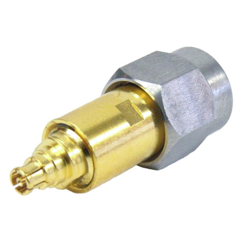 2.92mm Male (Plug) to Mini SMP Female (Jack) Adapter, Gold Plated Beryllium Copper Body, 1.4 VSWR Fairview Microwave SM8923