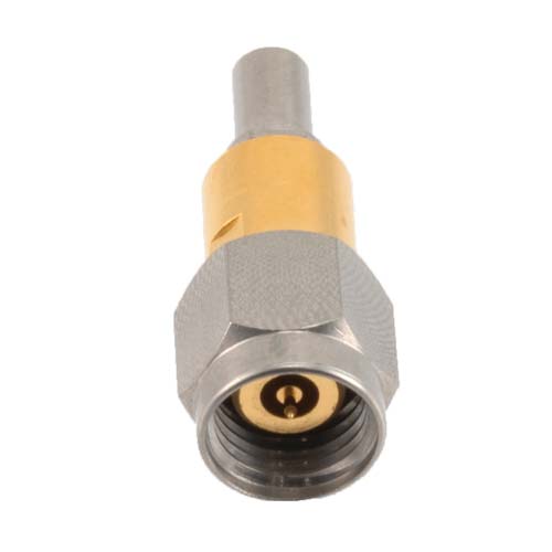 2.4mm Male (Plug) to Mini SMP Male (Plug) Full Detent Adapter, Beryllium Copper Gold Body , 1.25 VSWR Fairview Microwave SM8938