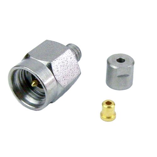 2.92mm Male (Plug) Connector For .047 SR Cable, Clamp/Non-Solder Contact Fairview Microwave SMC292-0471