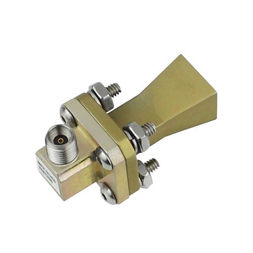 WR-28 Standard Gain Horn With 2.92mm Female Input and 10 dB Typical Gain Operating Within 26.5 GHz to 40 GHz Frequency Range Fairview Microwave SMH128KR-10