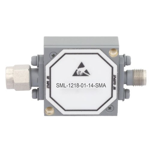 High Power Limiter, SMA, 100W Peak Power, 10 ns Recovery, 14 dBm Flat Leakage, 12 GHz to 18 GHz Fairview Microwave SML-1218-01-14-SMA