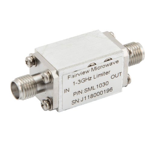 High Power Limiter, SMA, 15 dBm Flat Leakage, 1 GHz to 3 GHz Fairview Microwave SML1030