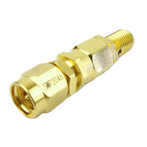 SMA Adjustable Phase Trimmer With an Adjustable Phase of 3.5 Deg. Per GHz From DC to 18 GHz Fairview Microwave SMP2046