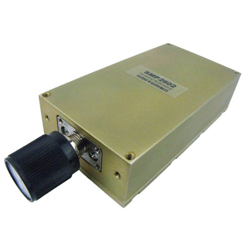 SMA Variable Phase Shifter With an Adjustable Phase of 30 Deg. Per GHz From 18 GHz to 26 GHz Fairview Microwave SMP2602