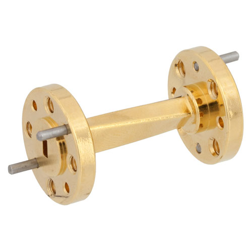 WR-12 45 Degree Waveguide Right-hand Twist Using a UG-387/U Flange And a 60 GHz to 90 GHz Frequency Range Fairview Microwave SMW12TW1003