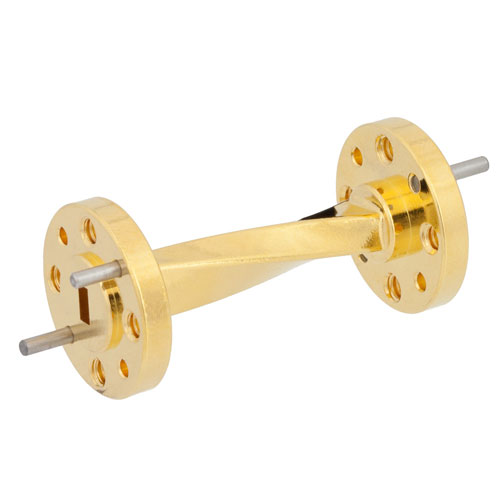 WR-15 90 Degree Waveguide Twist Using a UG-385/U Flange And a 50 GHz to 75 GHz Frequency Range Fairview Microwave SMW15TW1001