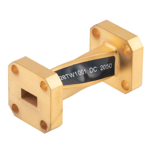 WR-28 90 Degree Waveguide Twist Using a UG-599/U Flange And a 26.5 GHz to 40 GHz Frequency Range Fairview Microwave SMW28TW1001A