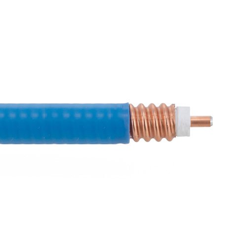 SPP-375-LLPL Low Loss Corrugated Coax Cable Blue FEP Jacket Superflexible Fairview Microwave SPP-375-LLPL-BULK