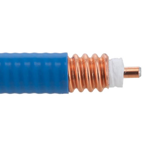 SPP-500-LLPL Low Loss Corrugated Coax Cable Blue FEP Jacket Superflexible Fairview Microwave SPP-500-LLPL-BULK