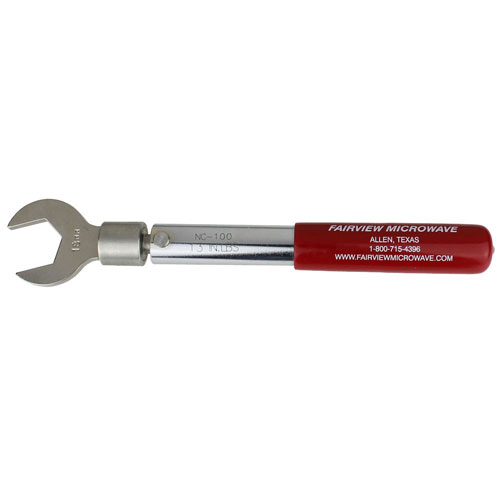 Type N Fixed Torque Wrench in Click Type 18mm Bit that is Pre-set to 13 in-lbs Fairview Microwave ST-N3