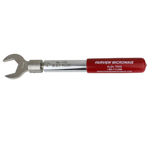 Type N Fixed Torque Wrench in Click Type 20mm Bit that is Pre-set to 8.85 in-lbs Fairview Microwave ST-N5