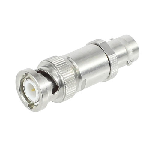 BNC Male (Plug) Feed-Thru Termination (Load) 2 Watts To 1,000 MHz, Tri-Metal Plated Brass, 1.3 VSWR Fairview Microwave ST0150