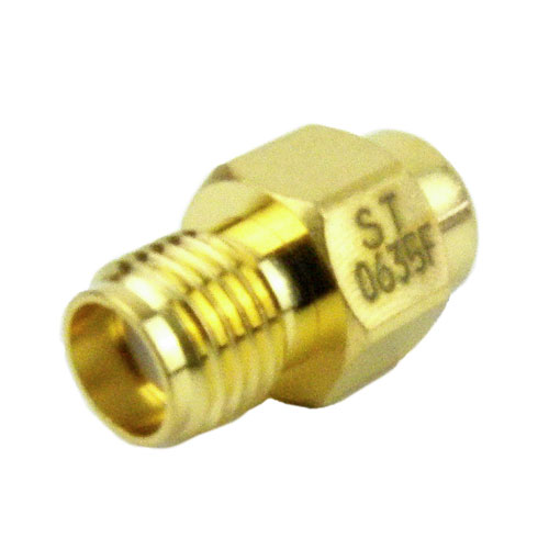 SMA Female (Jack) Termination (Load) 1 Watts To 6 GHz, Gold Plated Brass, 1.2 VSWR, 1 KWatts Peak Power Fairview Microwave ST0635F