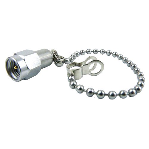 SMA Male (Plug) Termination (Load) 1 Watts To 18 GHz With Chain, Passivated Stainless Steel, 1.2 VSWR, 1 KWatts Peak Power Fairview Microwave ST1825C