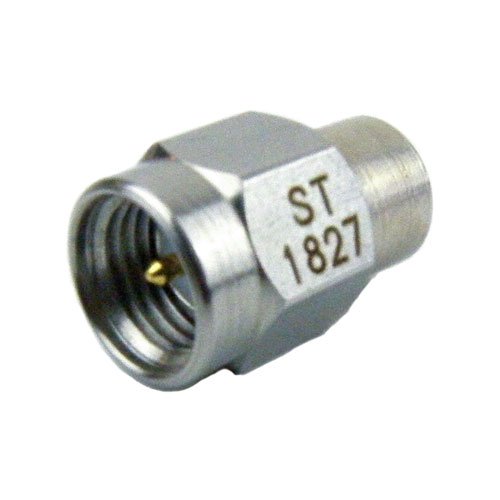 SMA Male (Plug) Termination (Load) 1 Watts To 18 GHz, Passivated Stainless Steel, Push-On, 1.15 VSWR, 500 Watts Peak Power Fairview Microwave ST1827