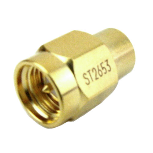 SMA Male (Plug) Termination (Load) 1 Watts To 27 GHz, Gold Plated Stainless Steel, 1.25 VSWR, 250 Watts Peak Power Fairview Microwave ST2653