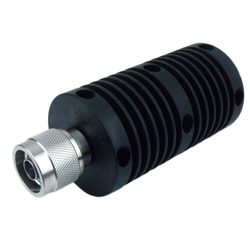 N Male (Plug) Termination (Load) 50 Watts To 4 GHz, Heatsink Body, 1.2 VSWR, 5 KWatts Peak Power Fairview Microwave ST4N-50