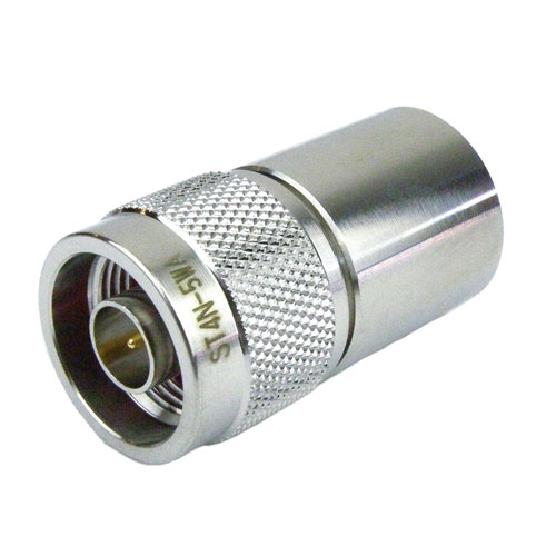 N Male (Plug) Termination (Load) 5 Watts To 4 GHz, Nickel Plated Brass, 1.15 VSWR Fairview Microwave ST4N-5WA